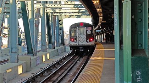 NYC Subway IND Culver Line F G Trains PM Rush Hour Action At