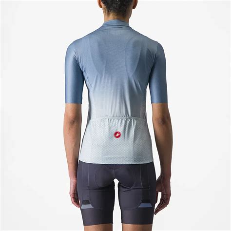 Castelli Salita Fietsshirt Korte Mouwen Blauw Lichtblauw Dames