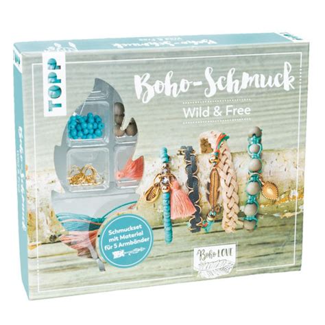 Boho Schmuckset Wild Free T Rkis Lachs