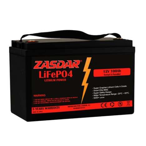 Batteria Al Litio Ferrofosfato LiFePo4 12V Algatec Outdoor