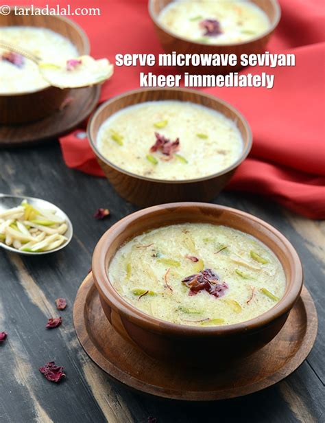 Microwave Seviyan Kheer Recipe Indian Vermicelli Kheer In Microwave