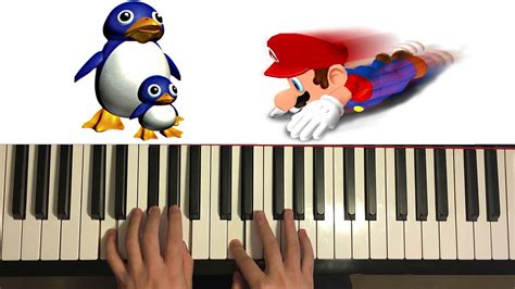 Super Mario 64 Slide Theme Piano Tutorial Lesson Youtube