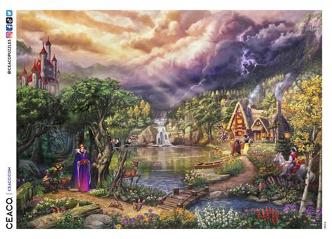 Thomas Kinkade Disney Evil Queen 1000 Piece Puzzle