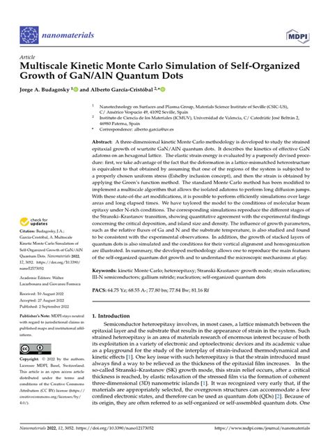 Multiscale_Kinetic_Monte_Carlo_Simulation_of_Self- | PDF | Epitaxy ...