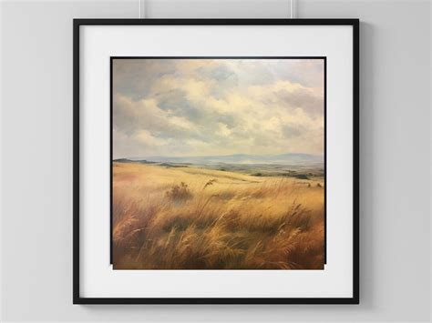 Prairie Landscape Wall Art, Vintage Art Print, Gallery Wall Art, Home ...