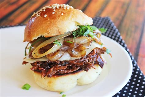 Loaded BBQ Beef Sandwiches Crock Pot Jamie Cooks It Up