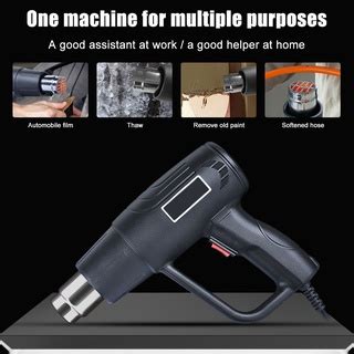 Electric Heat Tool Lcd Display Heat Gun W Hot Air Gun Tool Handheld Electrical Heat Air