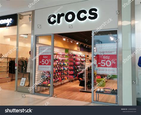Riga Latvia August 202018 Crocs Shoe Stock Photo 1299920950 | Shutterstock