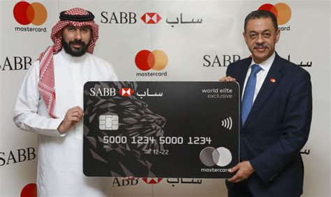 Sabb And Mastercard Launch World Elite Exclusive Credit Card Arab News