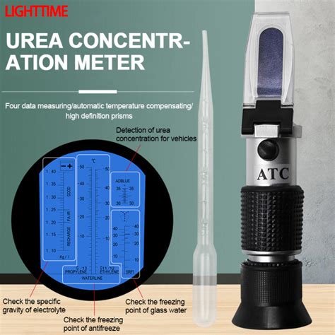 4 In 1 Automotive Antifreeze Refractometer Car Urea Fluid Tester