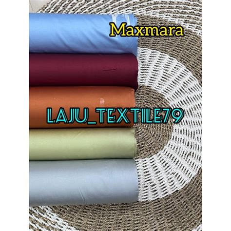 Jual Kain Satin Maxmara Maxmara Silk Polosan Bahan Kebaya Shopee