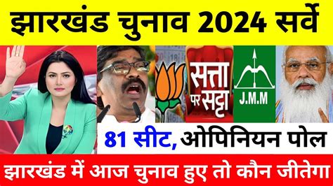 Jharkhand Assembly elecation 2024 opinion poll तज सरव l Rahul vs