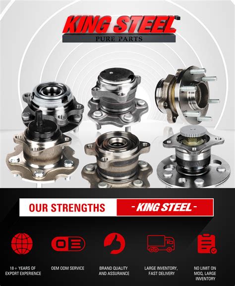 Kingsteel Auto Bearing Unit Front Rear Wheel Hub Bearing For Toyota