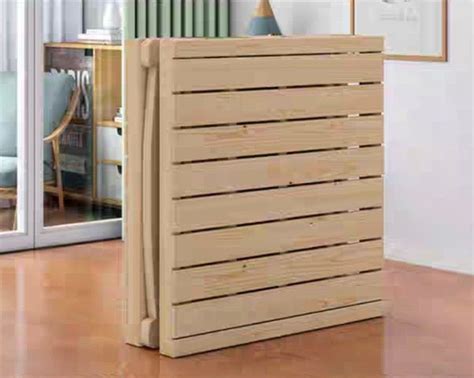 Foldable Wooden Bed Frame (almost new), Furniture & Home Living ...