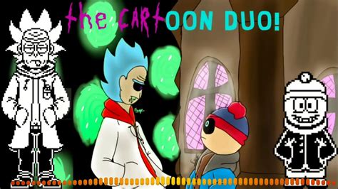 The Cartoon Duo South Park Rick And Morty Youtube