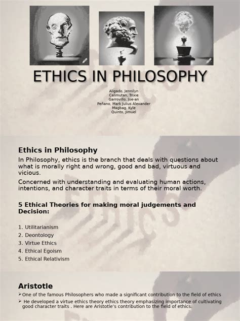 ethics  philosophy  morality philosophical theories