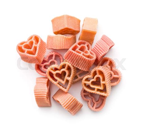 heart shaped pasta | Stock image | Colourbox