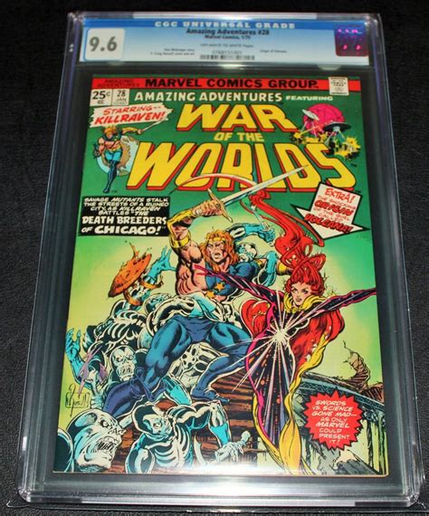 Sold And Closed Amazing Adventures 28 Cgc 9 6 Off White To White 1 Of 5 On The Census In