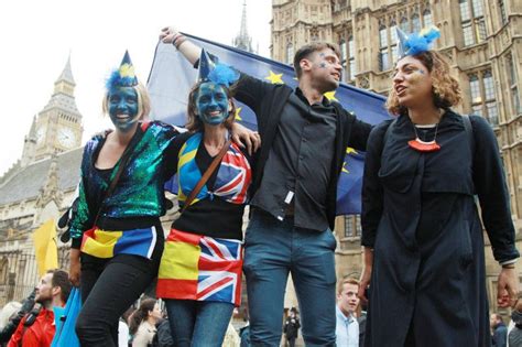 Anti Brexit Protesters March In London