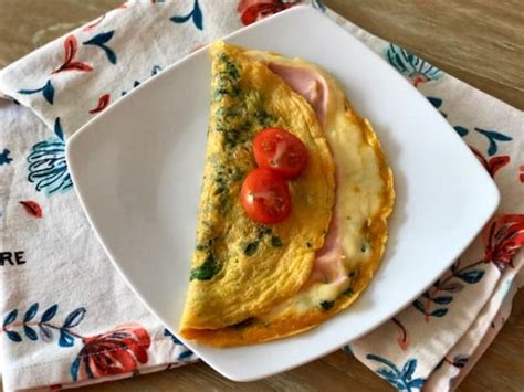 Tortilla De Espinacas Con Jamón Y Queso Receta Ekilu