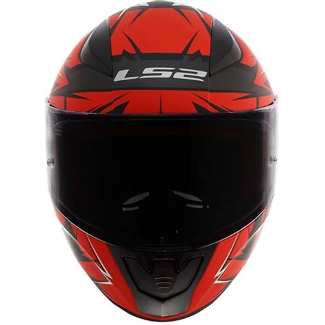 Capacete Ls Ff Rapid Cromo Preto Vermelho Fosco Grid Motors