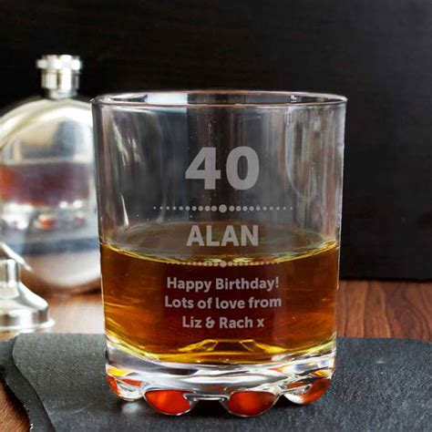 Milestone Personalised Whisky Glass By Oli And Zo