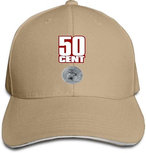 Nubia 50 Rapper Cent Icon Unisex Hat Flex Fit Cap Natural Amazonca