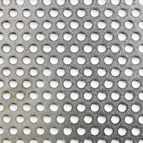 Mm Round Hole Aluminium Perforated Metal Sheet Mm Pitch Mm Thick