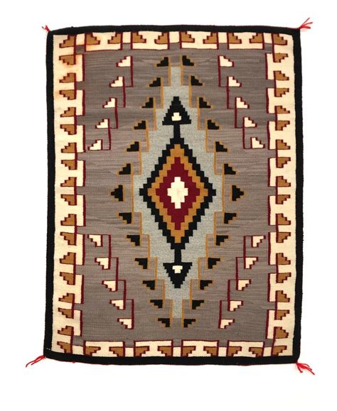 Lot 1940S 50S NAVAJO KLAGETOH WEAVING RUG