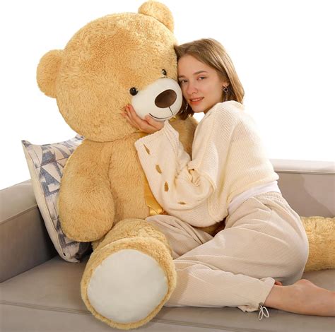 MorisMos Orso Peluche Gigante 150 Cm XXL Marrone Chiar Orsacchiotto