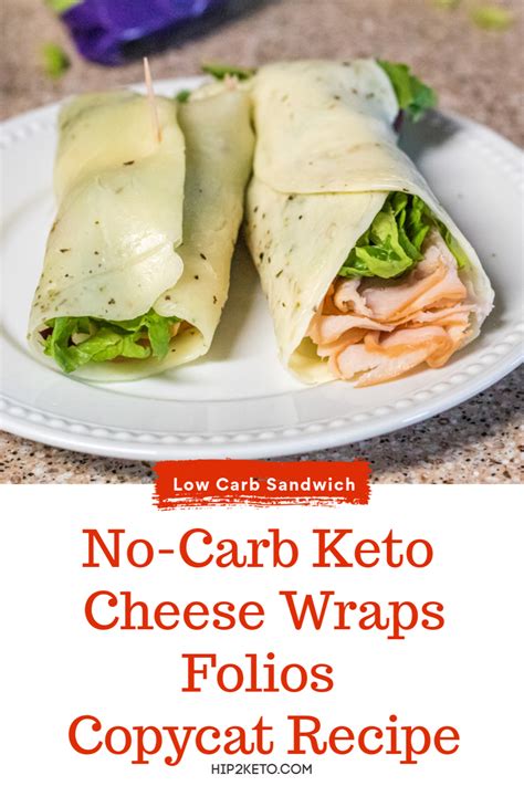 Folios Cheese Wraps Keto Copycat Recipe - No Carbs!