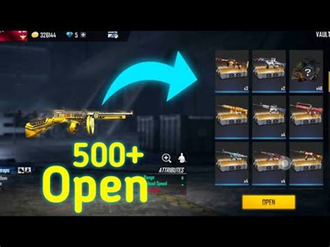 Opening Guns Crates How To Get Permanent Gun Skin In Free Fire