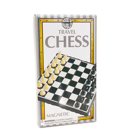 Magnetic Chess Travel Game House Of Marbles