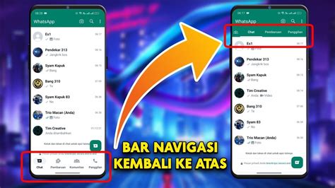 Cara Mengembalikan Tampilan Navigasi Whatsapp Seperti Dulu YouTube