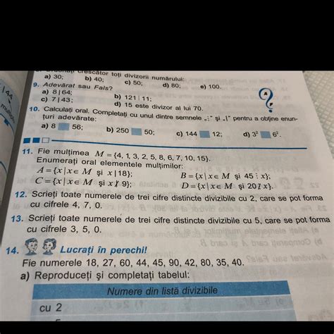 Scrieți toate numerele de trei cifre distincte diviziunile cu 5 care se