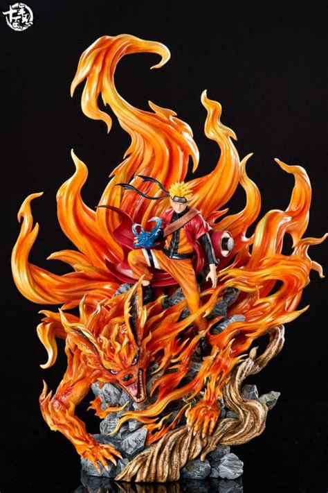 Naruto Snbr Studio Uzumaki Naruto Sage Mode X Kurama Resin Statue