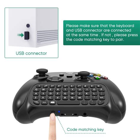 Snapklik Wireless Controller Keyboards For Xbox Series X S 24G