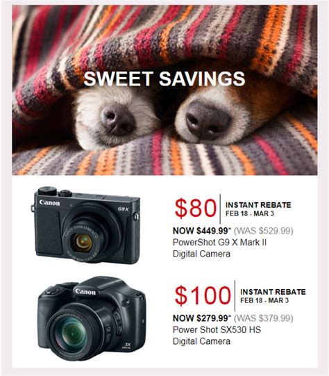 Canon Instant Savings February 2018 Bergen County Camera Blog