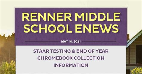 Renner Middle School eNews | Smore Newsletters