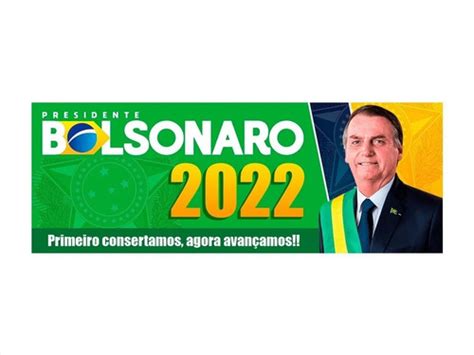 Adesivo Presidente Bolsonaro Eleições 2022 Parcelamento Sem Juros