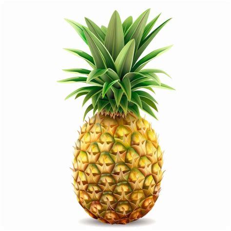 Premium Photo Pineapple Isolated On White Background