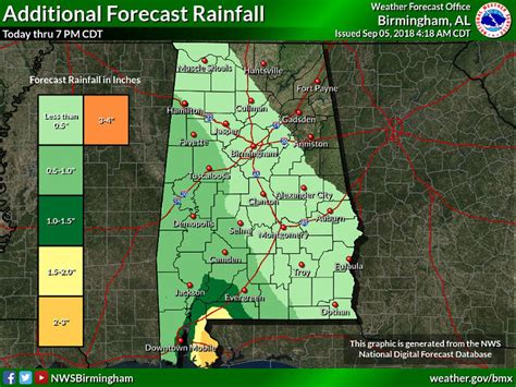 Tropical Depression Gordon Drops Heavy Rain On Alabama