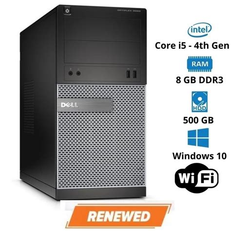 Dell Optiplex Tower Desktop I Hard Drive Capacity Gb At