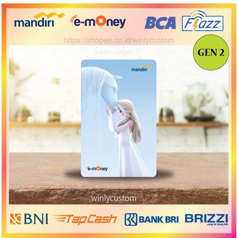 Jual Kartu Emoney E Toll Anime Elsa Kuda Frozen E Money Mandiri Flazz