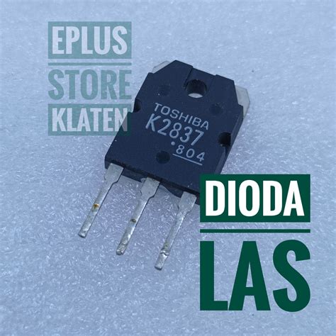 Mosfet K2837 2sk2837 20A 500V Fet Toshiba Original Mosfet Mesin Las