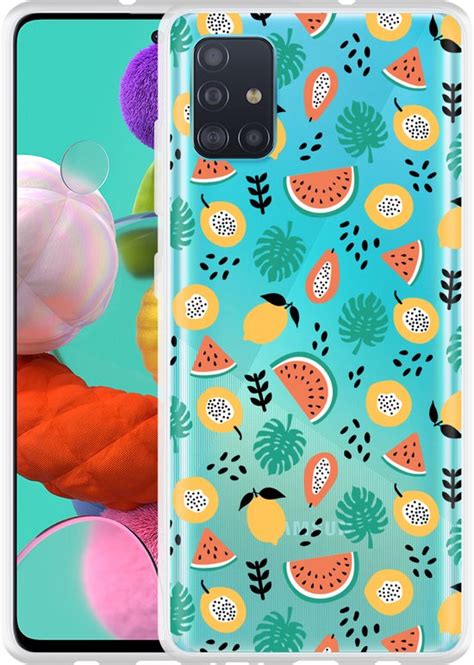 Samsung Galaxy A51 Hoesje Tropical Fruit Designed By Cazy Bol