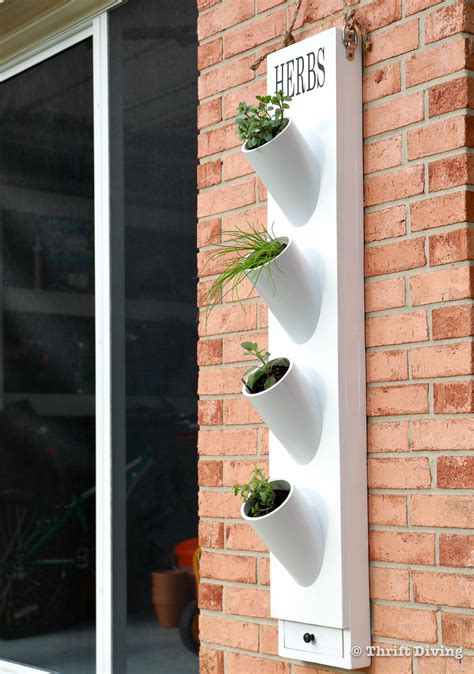 How To Make An Herb Garden Planter Using Pvc Piping Thrift Diving Blog