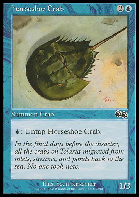 Horseshoe Crab Price From Mtg Urzas Saga