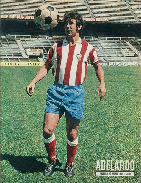 Abelardo of Atletico Madrid in 1974 Atlético madrid Madrid Big men