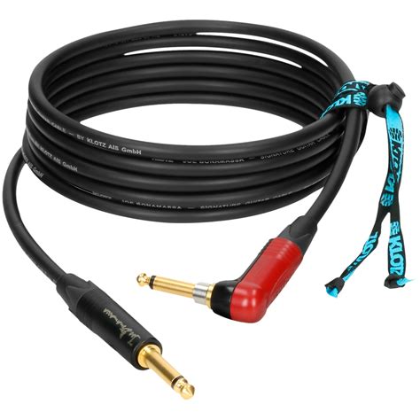 JBNRSP030 Joe Bonamassa Guitar Cable Jack Mâle TS Jack Mâle TS Coudé